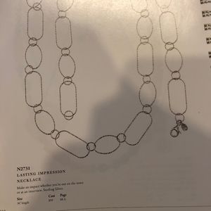 Silpada "Lasting Impression" Necklace 36"